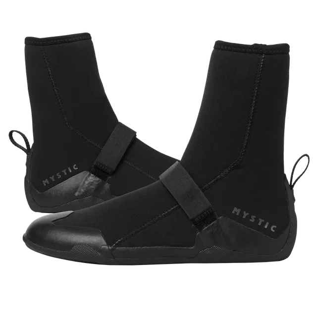 Mystic Ease Boot Chausson 3mm Round Toe Noir Adhérent