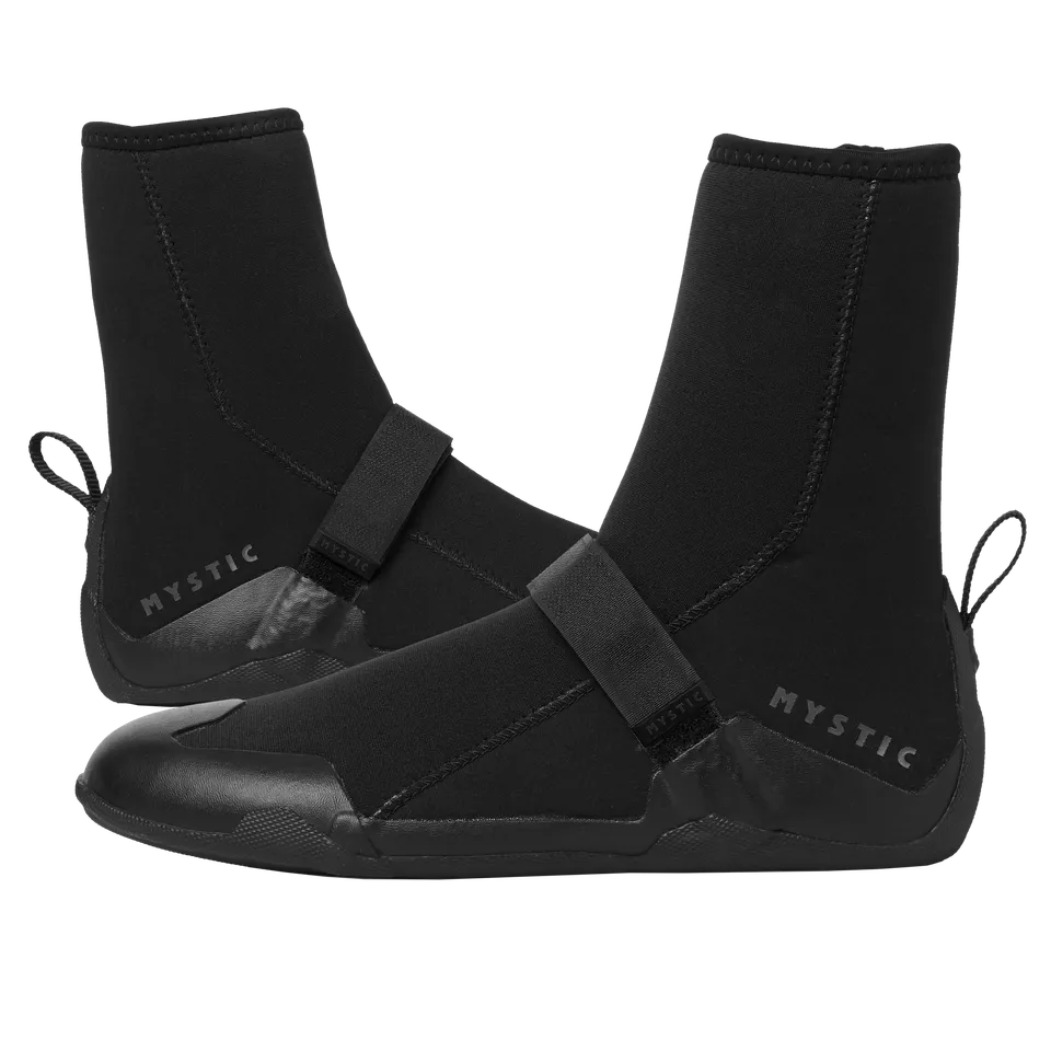 Mystic Ease Boot Chausson 3mm Round Toe Noir Adhérent