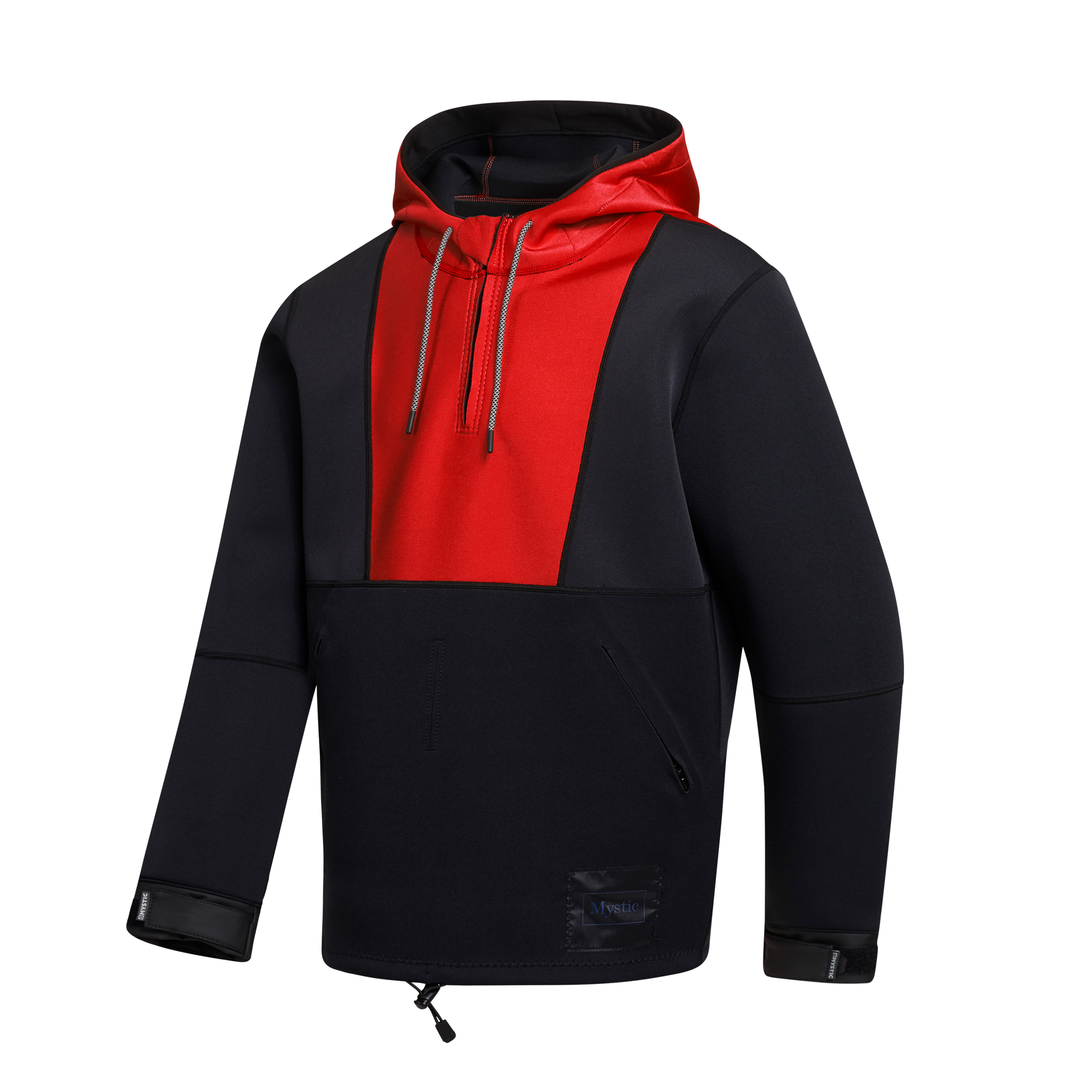 Mystic Fulmar Hoodie 3/2mm top néoprène noir