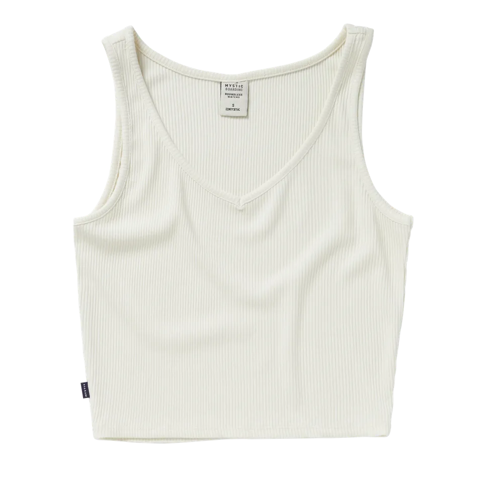 Mystic Amber Singlet débardeur femme Blanc cassé cropped