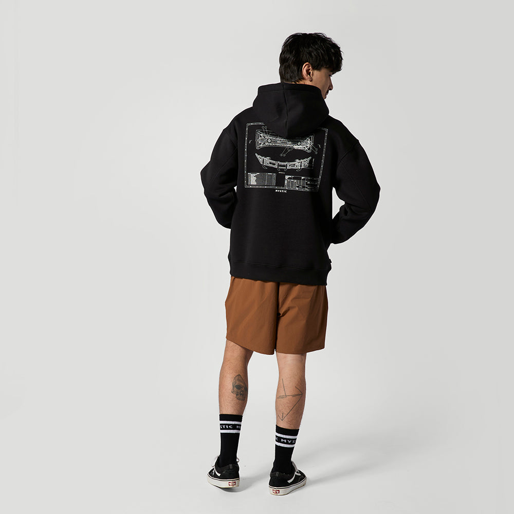 Mystic Concept SB1 Sweat Capuche Noir molleton coton
