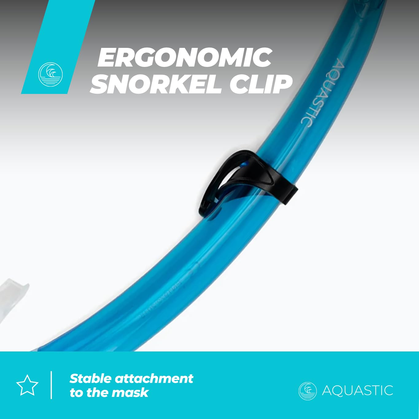 AQUASTIC Kit Snorkeling Enfant 3-en-1 Masque Palmes Tuba 33/38