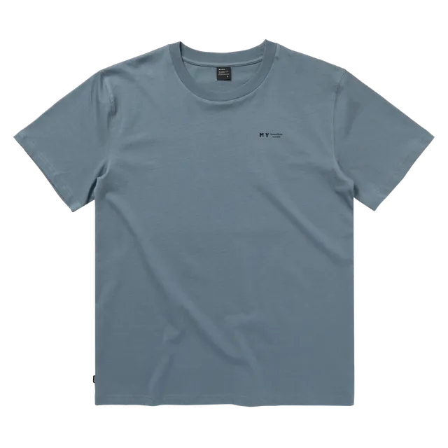 Mystic Center Tee t-shirt Tidal Blue coton oversize