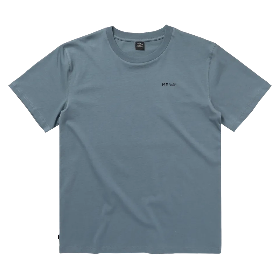 Mystic Center Tee t-shirt Tidal Blue coton oversize