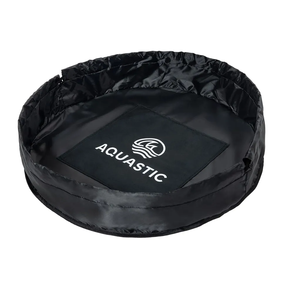 AQUASTIC Wintstick Tapis Sac Change 65 cm noir