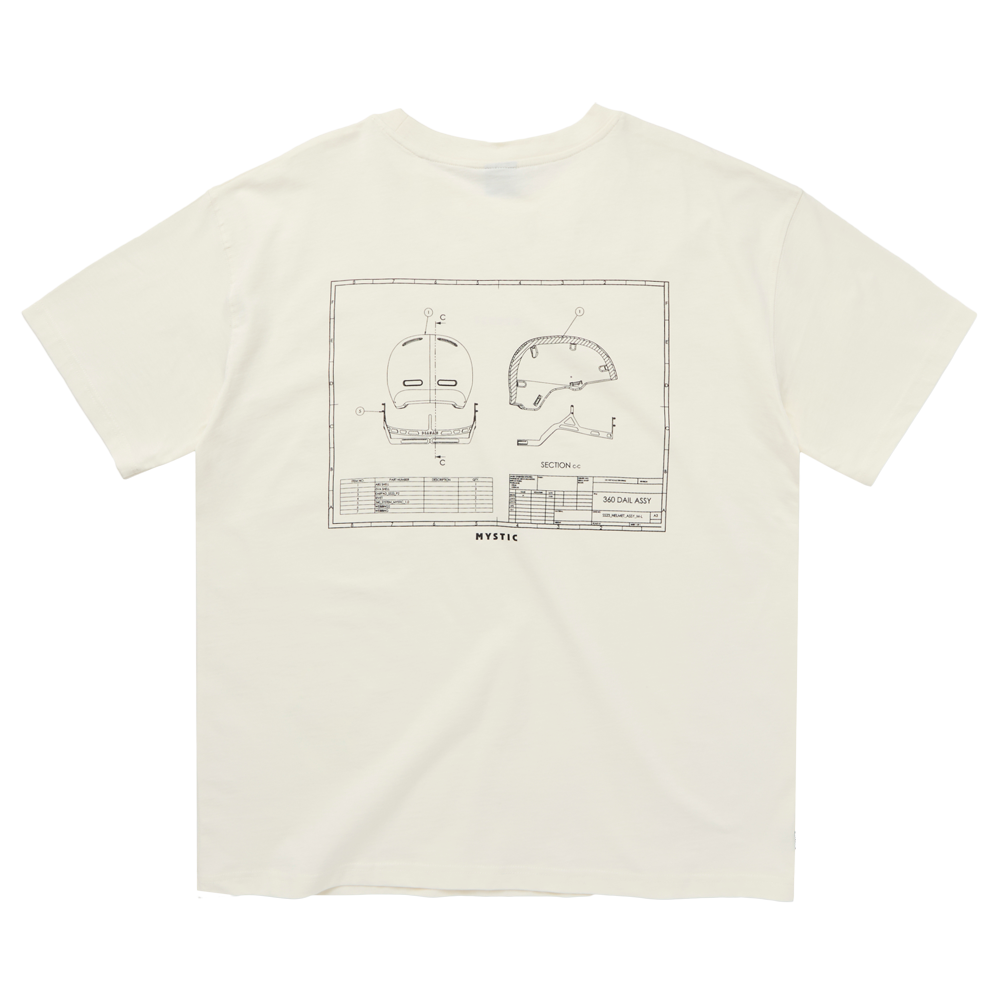 Mystic Concept H1 Tee t-shirt coton oversize blanc