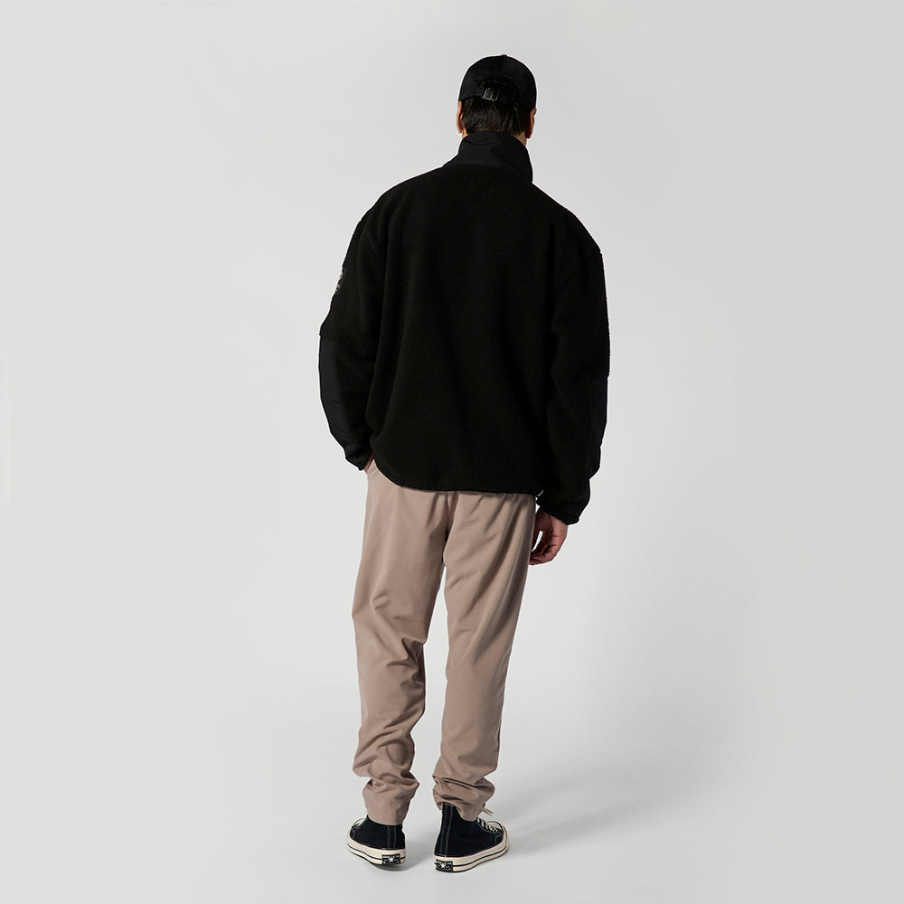 Mystic DTS Half Zip sweat polaire Black