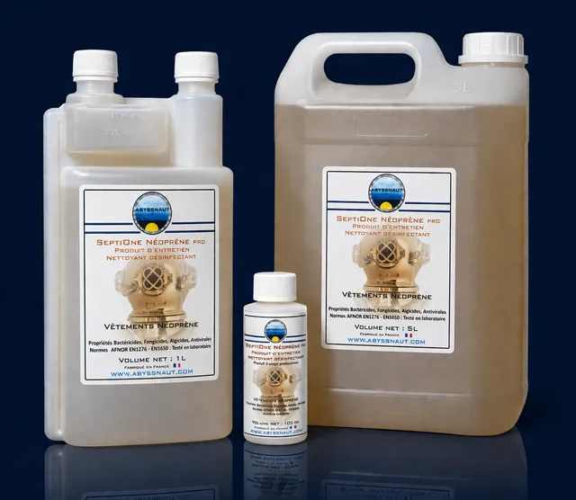 ABYSSNAUT SeptiOne Pro Néoprène désinfectant combinaisons trempage