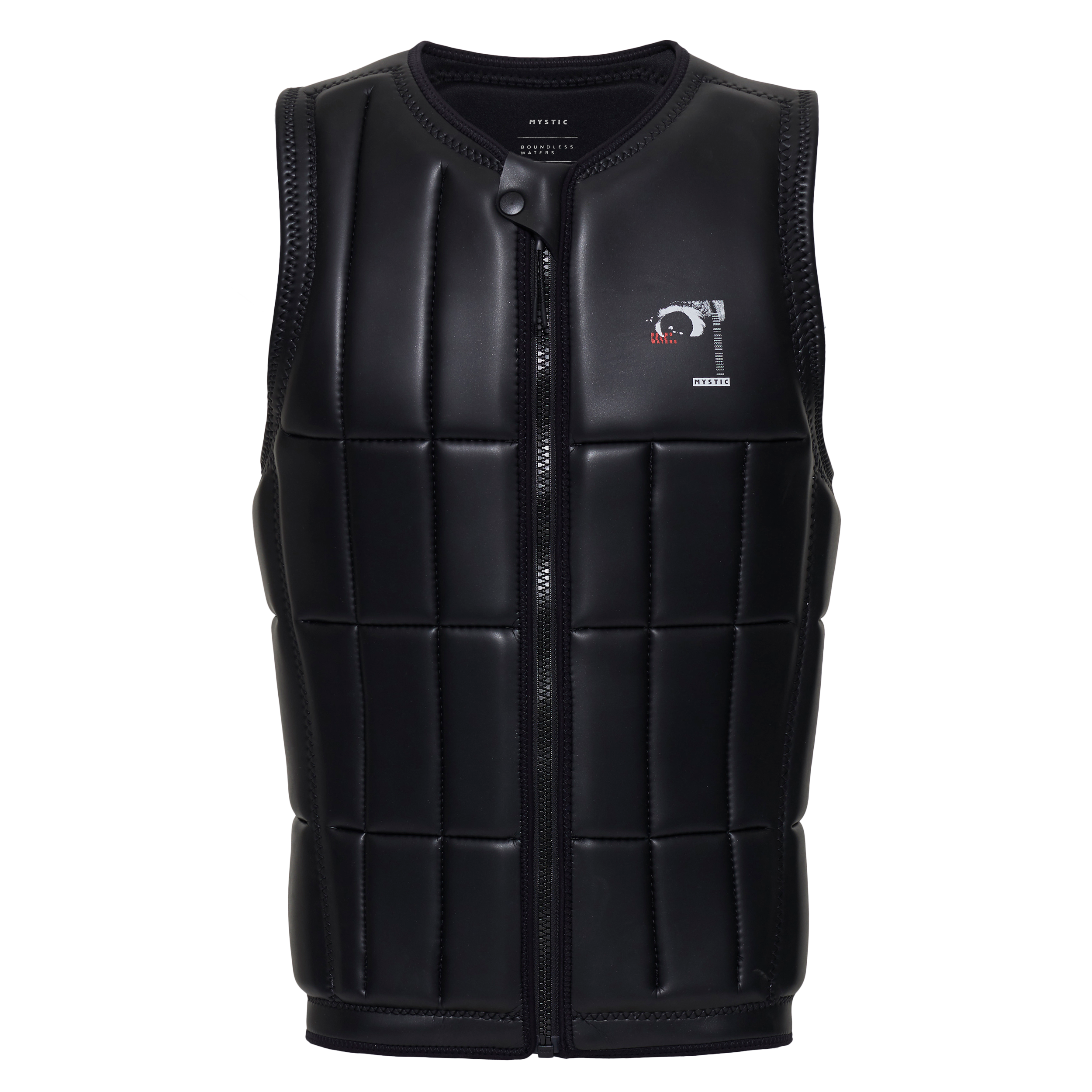 Mystic Anarchy Impact Vest Fzip gilet wake noir L néoprène
