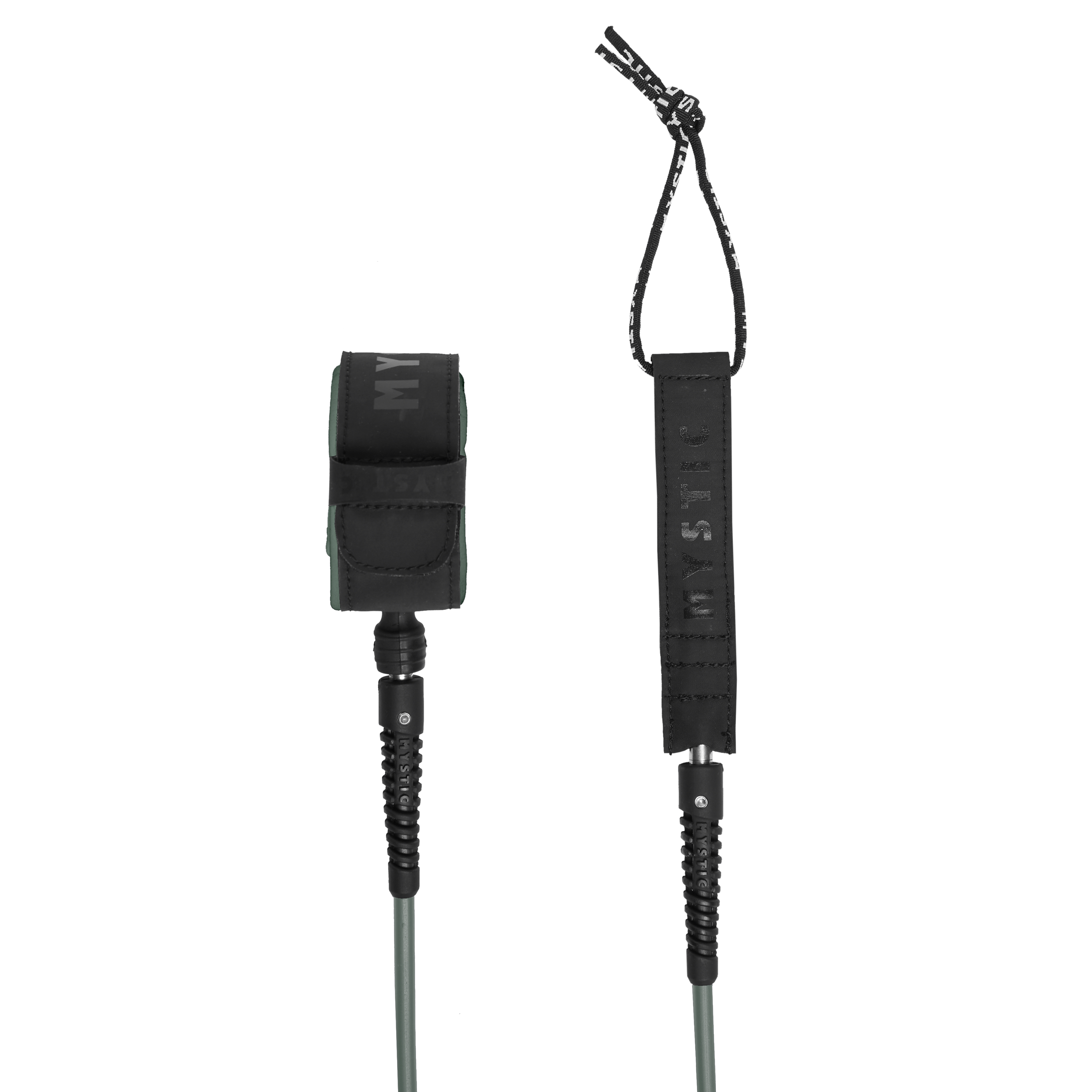 Mystic Surf leash surf 6ft noir cordon anti-nœuds