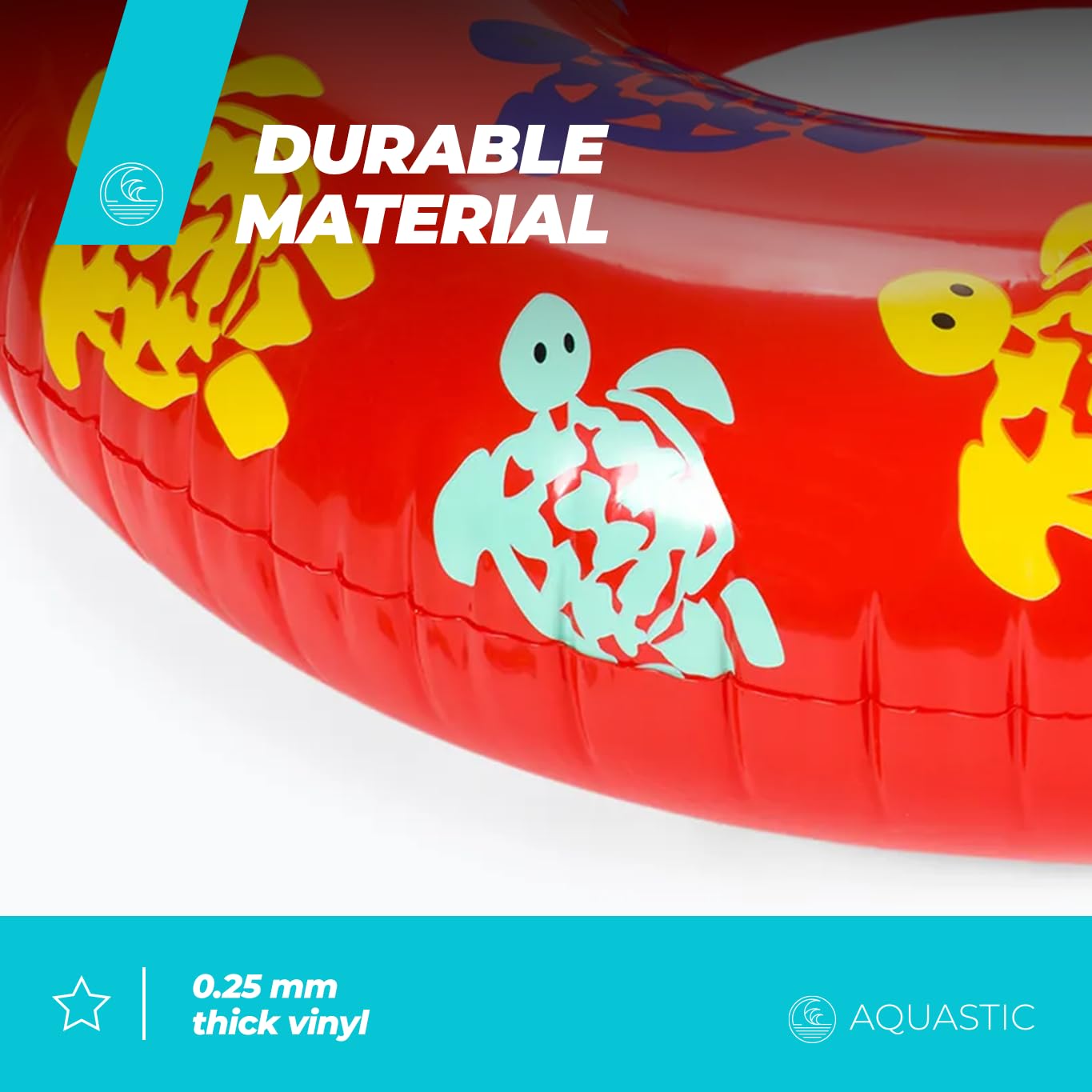 AQUASTIC ASR-118R bouée gonflable 118 cm rouge 80 kg