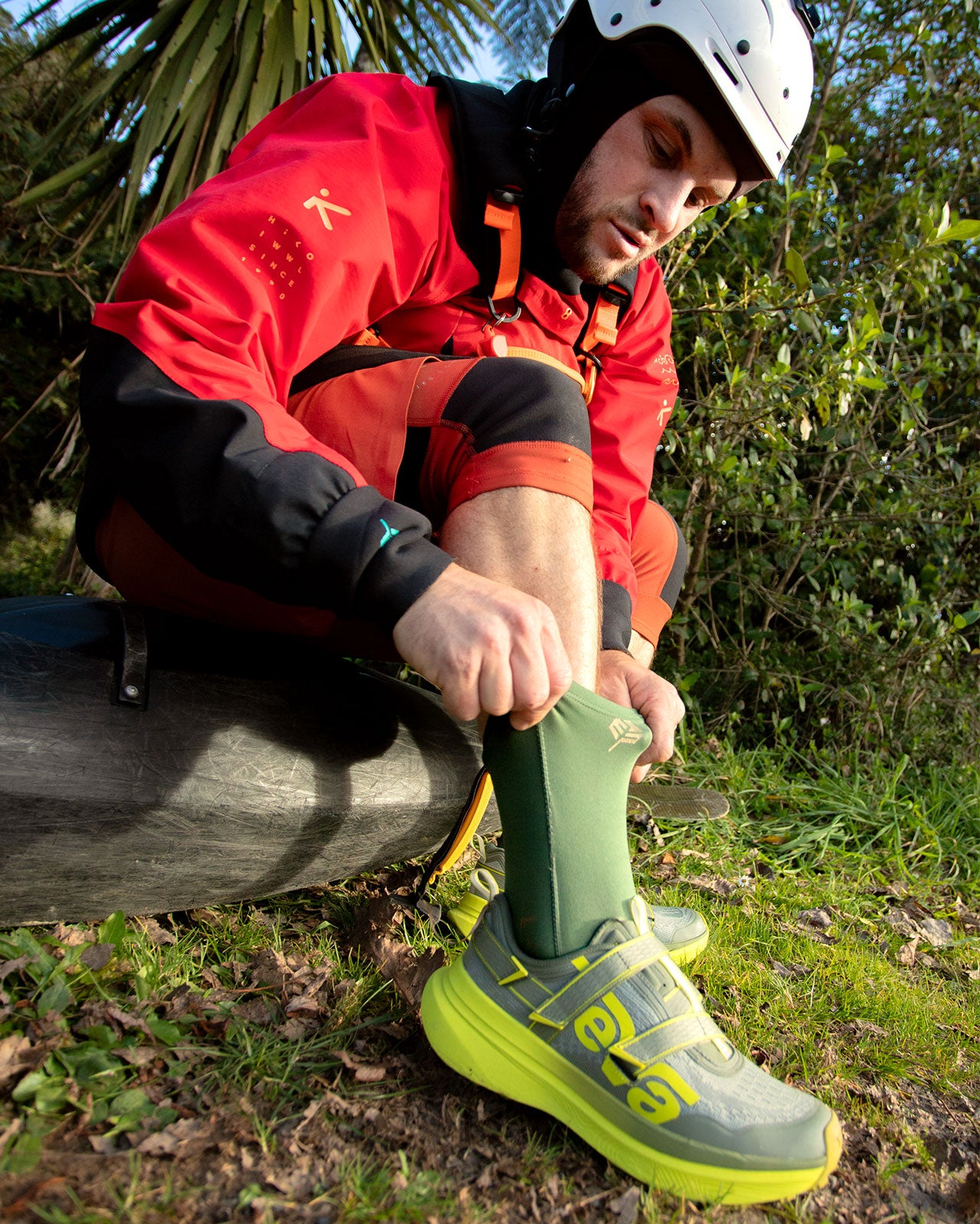 Hiko Slim 0.5 chaussettes néoprène olive fines
