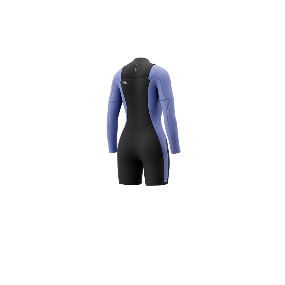 Mystic Haven Longarm Shorty 3/2mm Double Fzip shorty iris blue