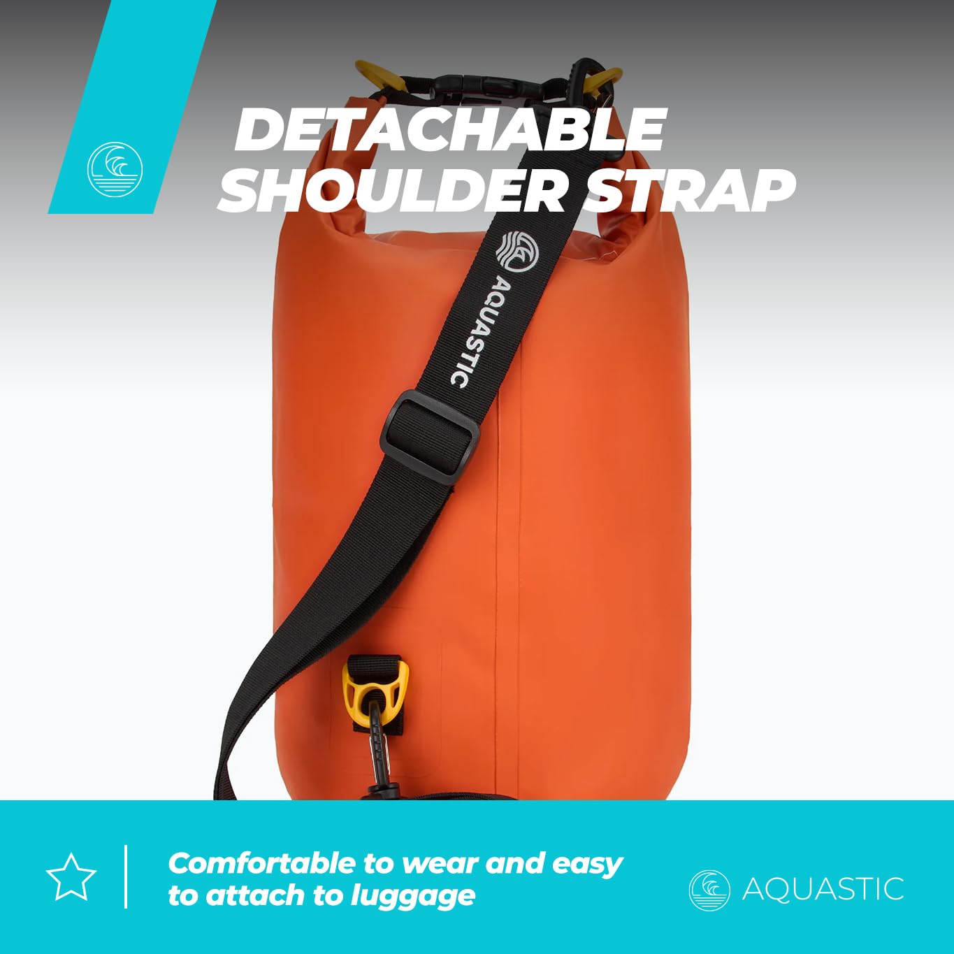 AQUASTIC Sac Étanche 8 L PVC 500D bandoulière