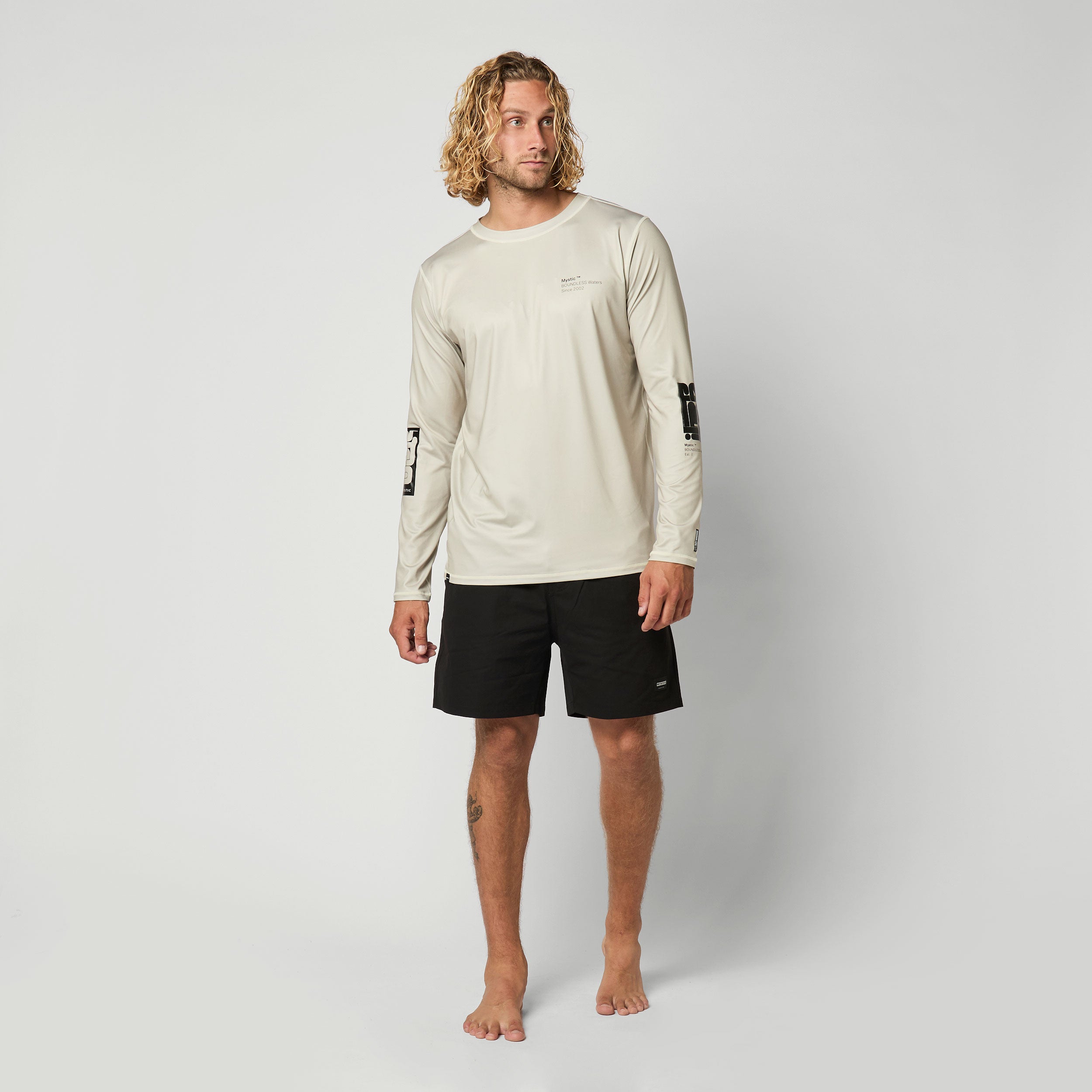 Mystic Boarding L/S Rashvest lycra homme teal