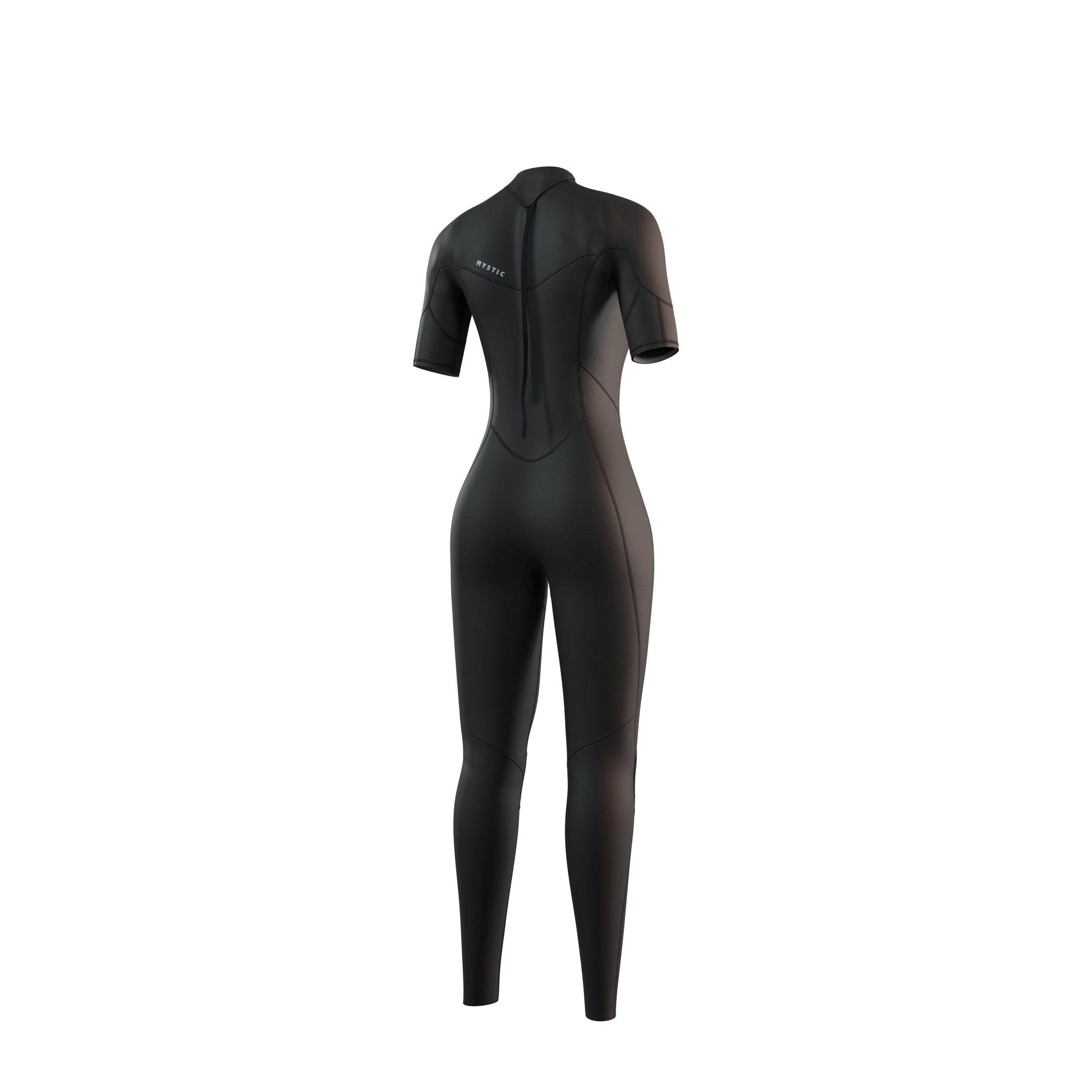 Mystic Brand Shortarm 3/2mm Bzip Flatlock shorty femme noir