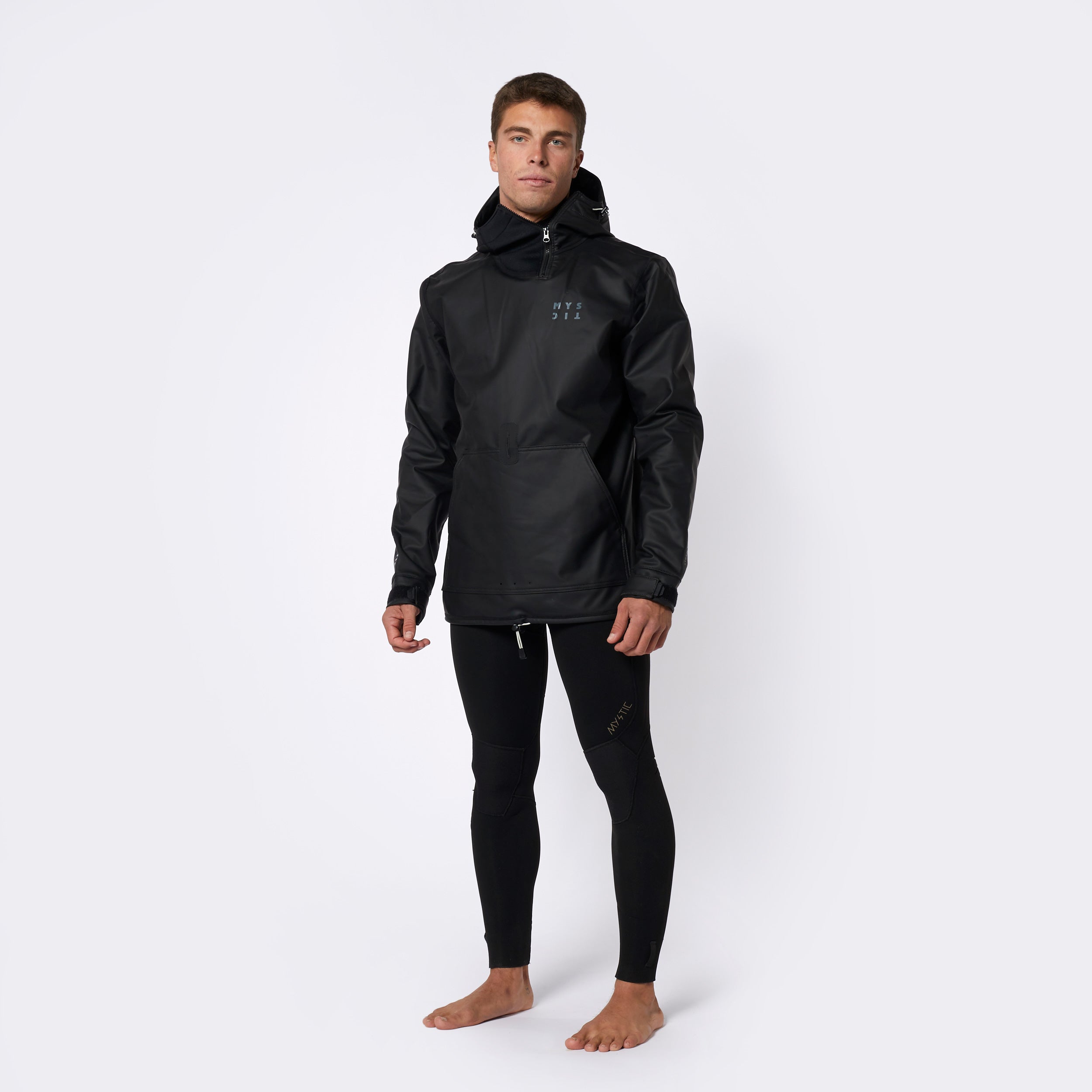 Mystic Storm veste coupe-vent polaire noir L