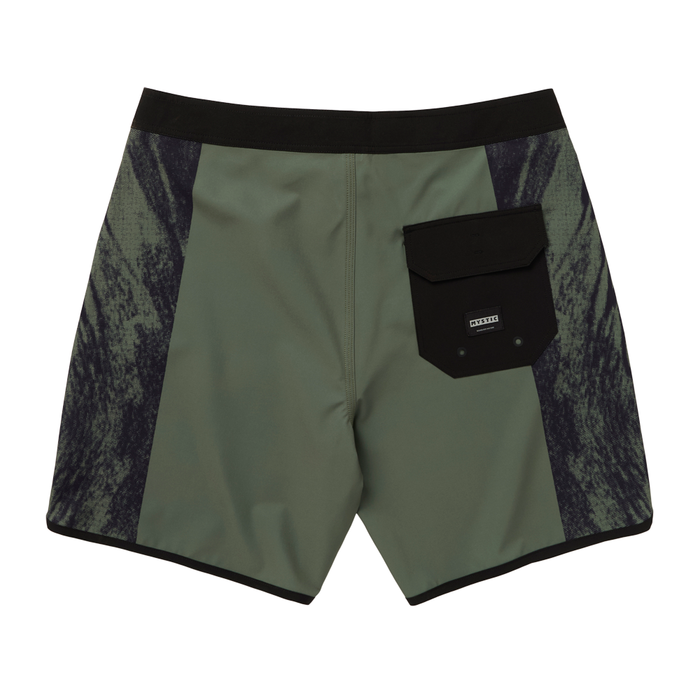 Mystic Warped boardshort homme Olive Green