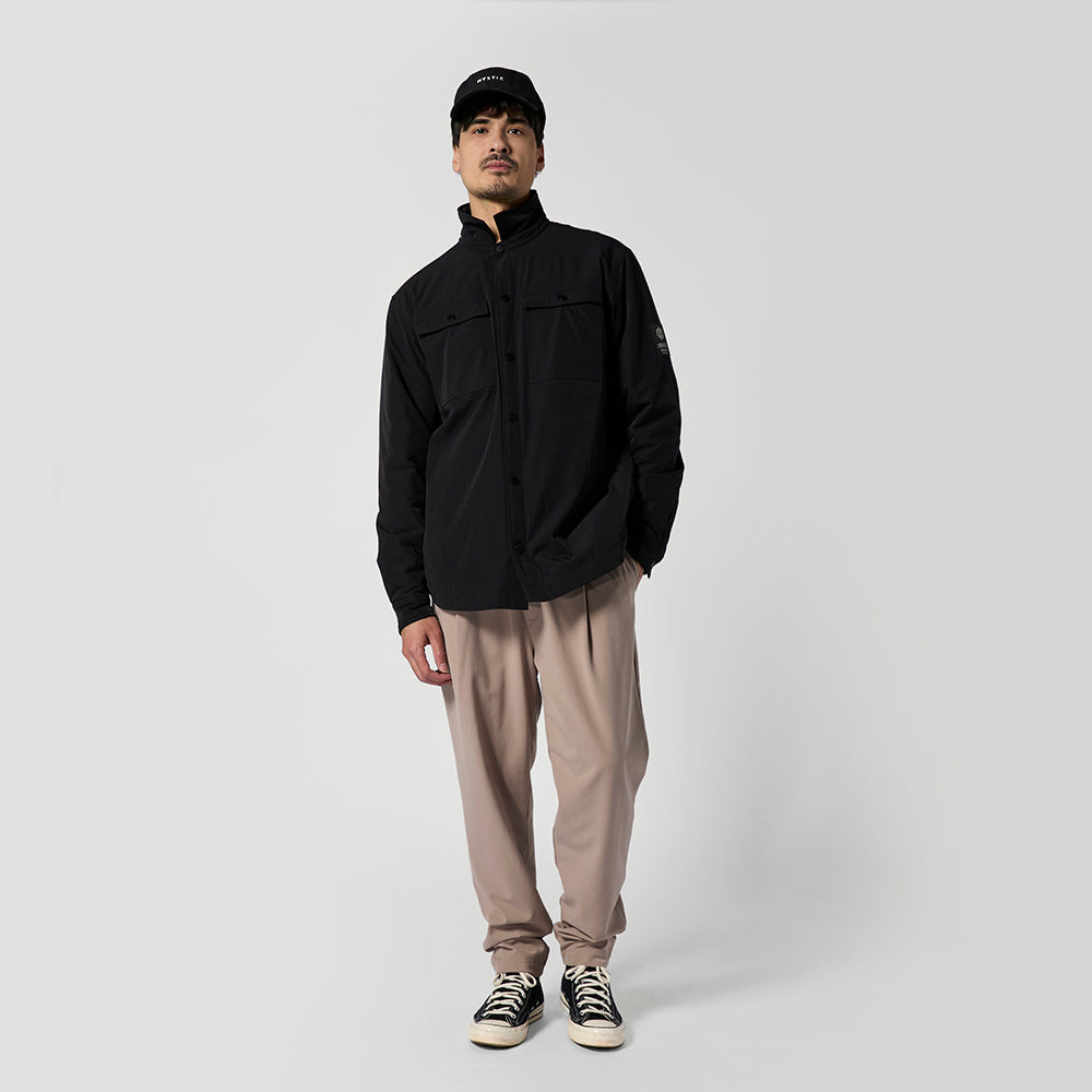 Mystic DTS Surchemise Noir DWR stretch boutons pression