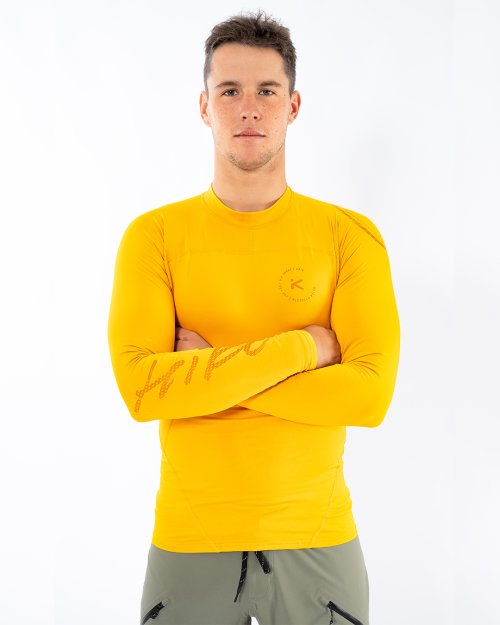 HIKO Shade V4 t-shirt anti-UV mustard yellow