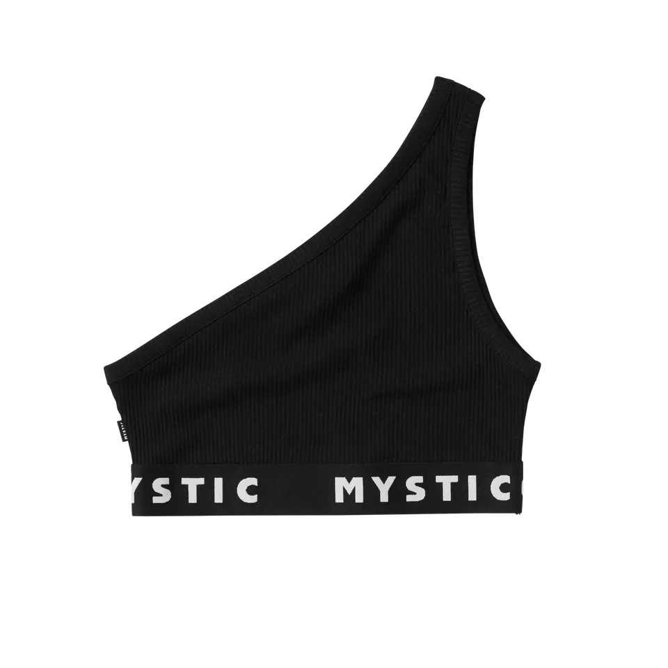 Mystic Kim top femme asymétrique noir M