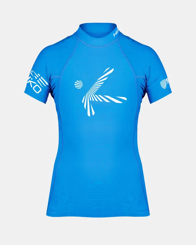 Hiko Shade Plush t-shirt femme process blue manches courtes