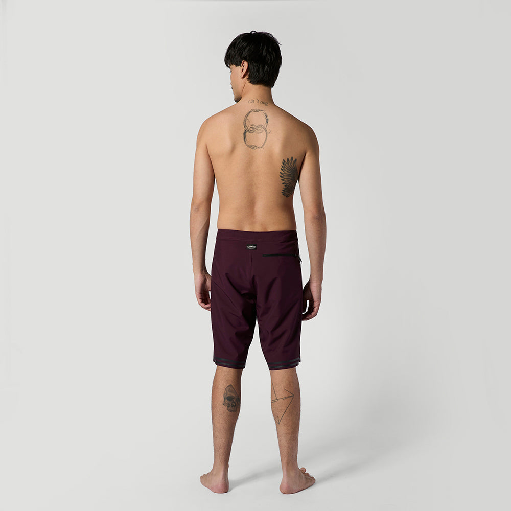 Mystic Truce Boardshort homme bordeaux stretch 4-way