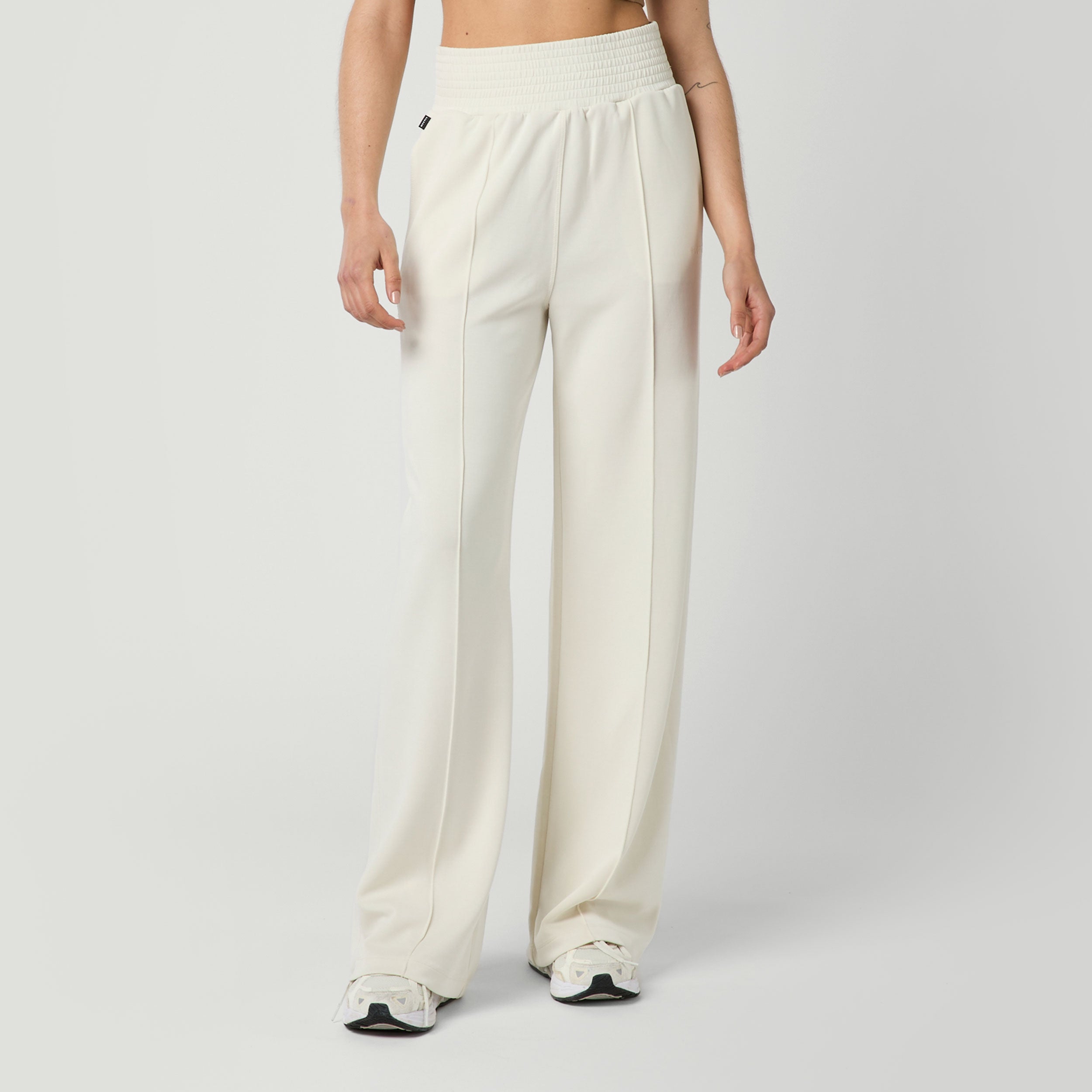 Mystic Breezy Jogger jogging femme blanc cassé velours