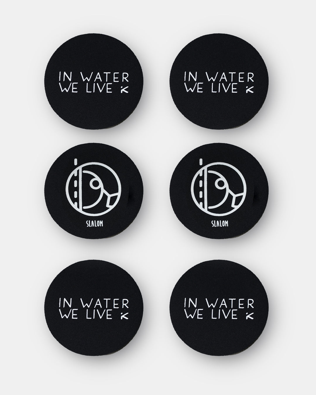 HIKO IWWL sous-verres néoprène motifs eau vive