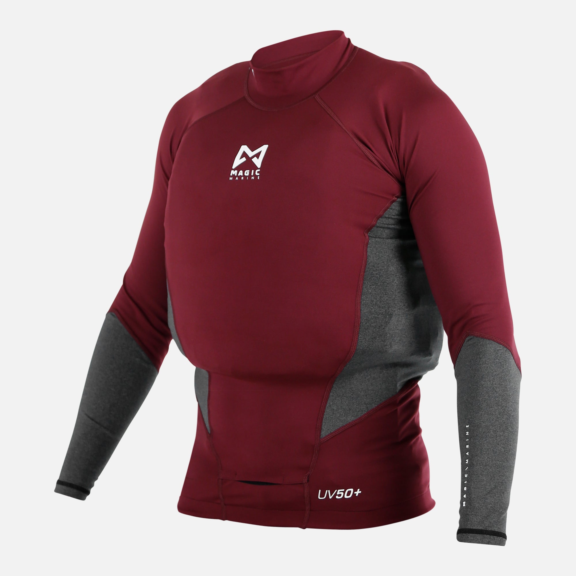 Magic Marine Racing Overtop L/S lycra rouge manche long