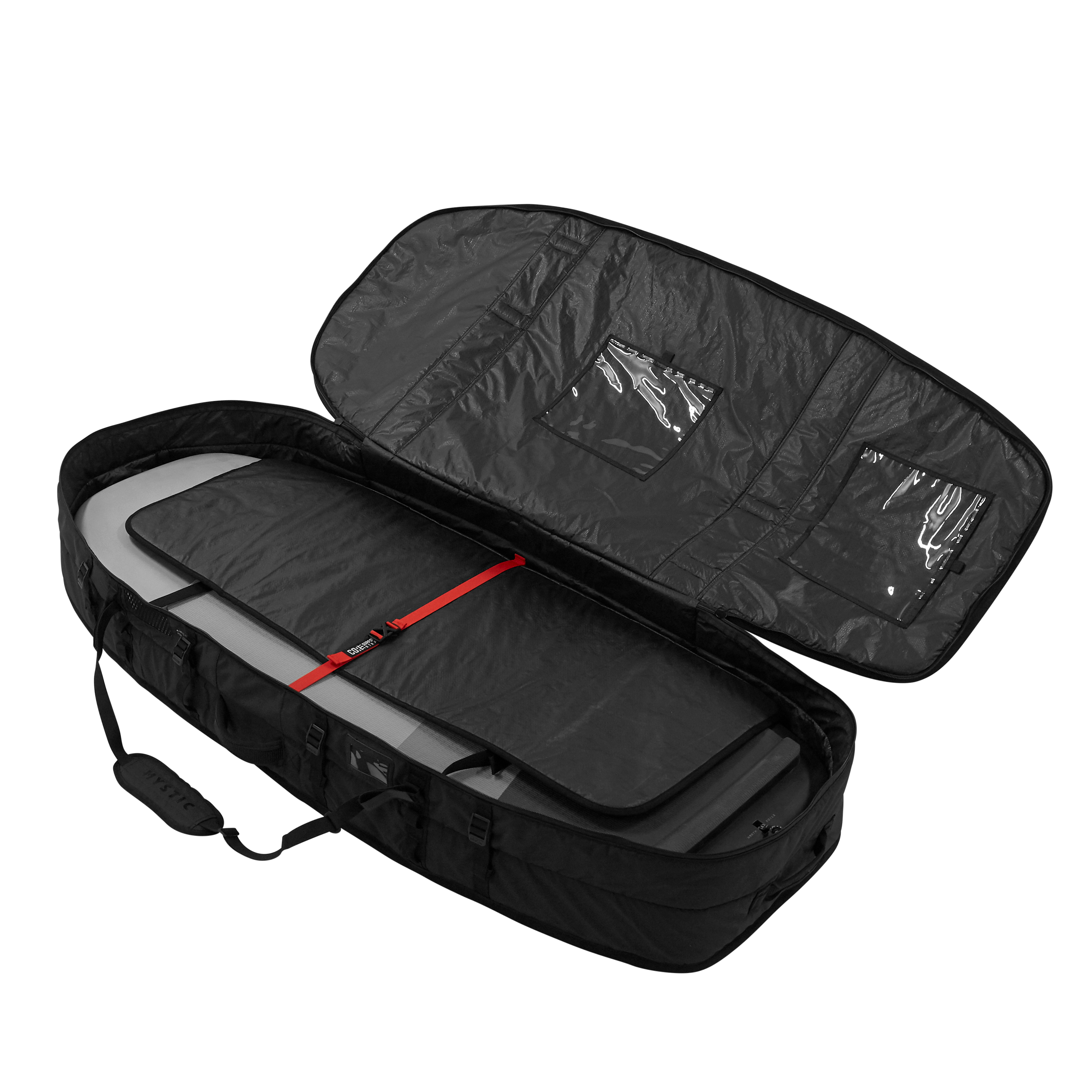 Mystic Patrol Boardbag Foil housse foil noir 5.6ft