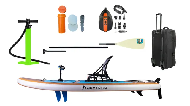 Lightning Air 9 paddle gonflable pédales reconditionné