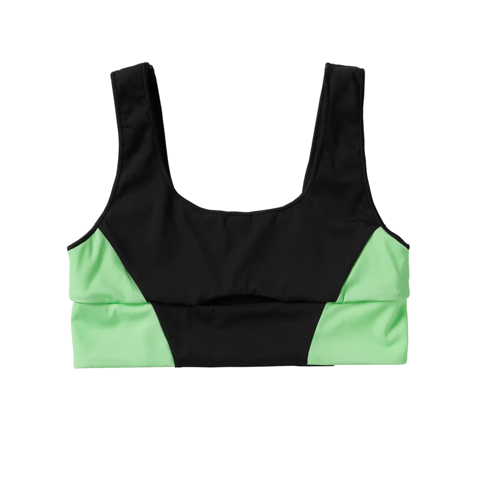 Mystic Bruna Performance haut de bikini Lime Green sport