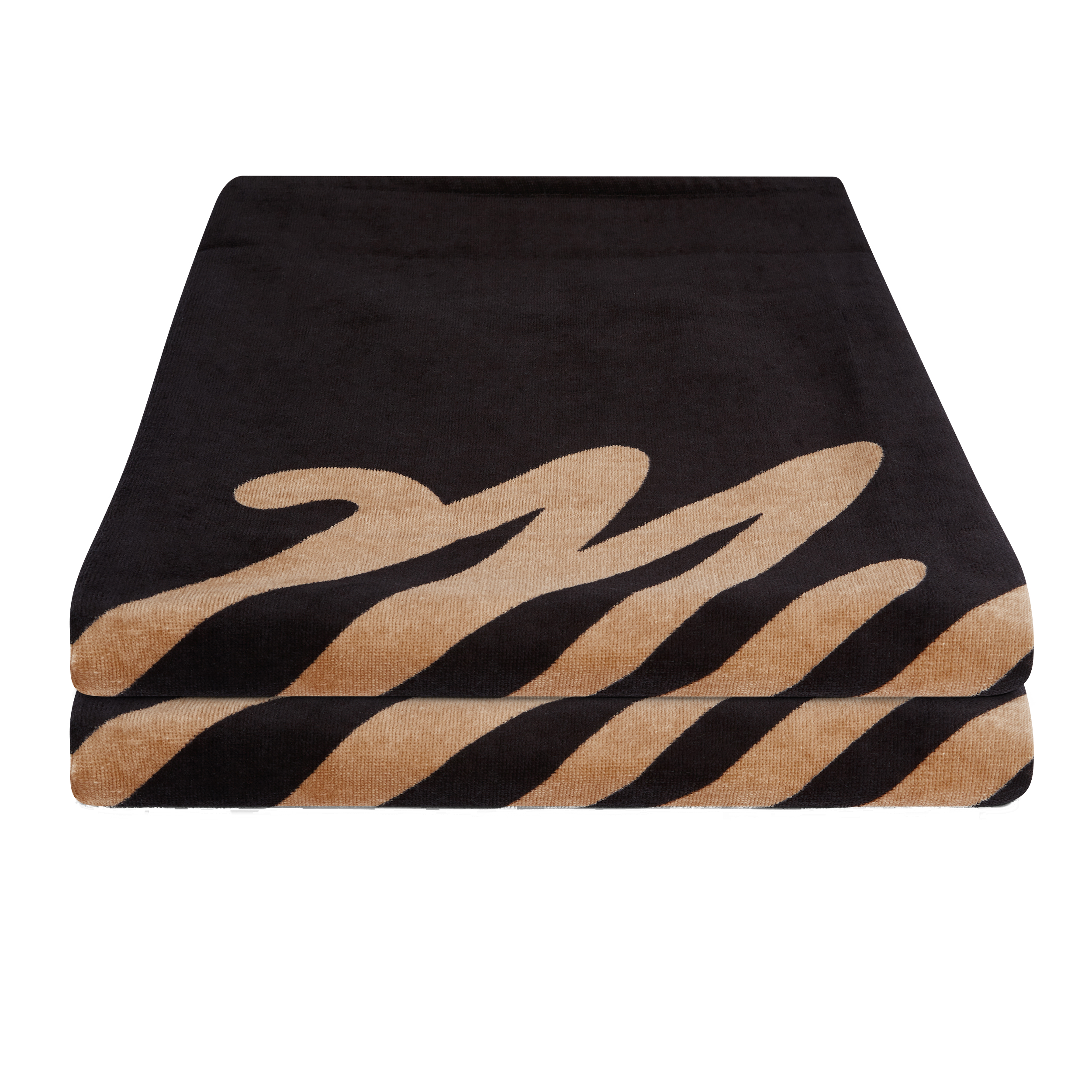 Mystic Towel Quickdry serviette noir blanc