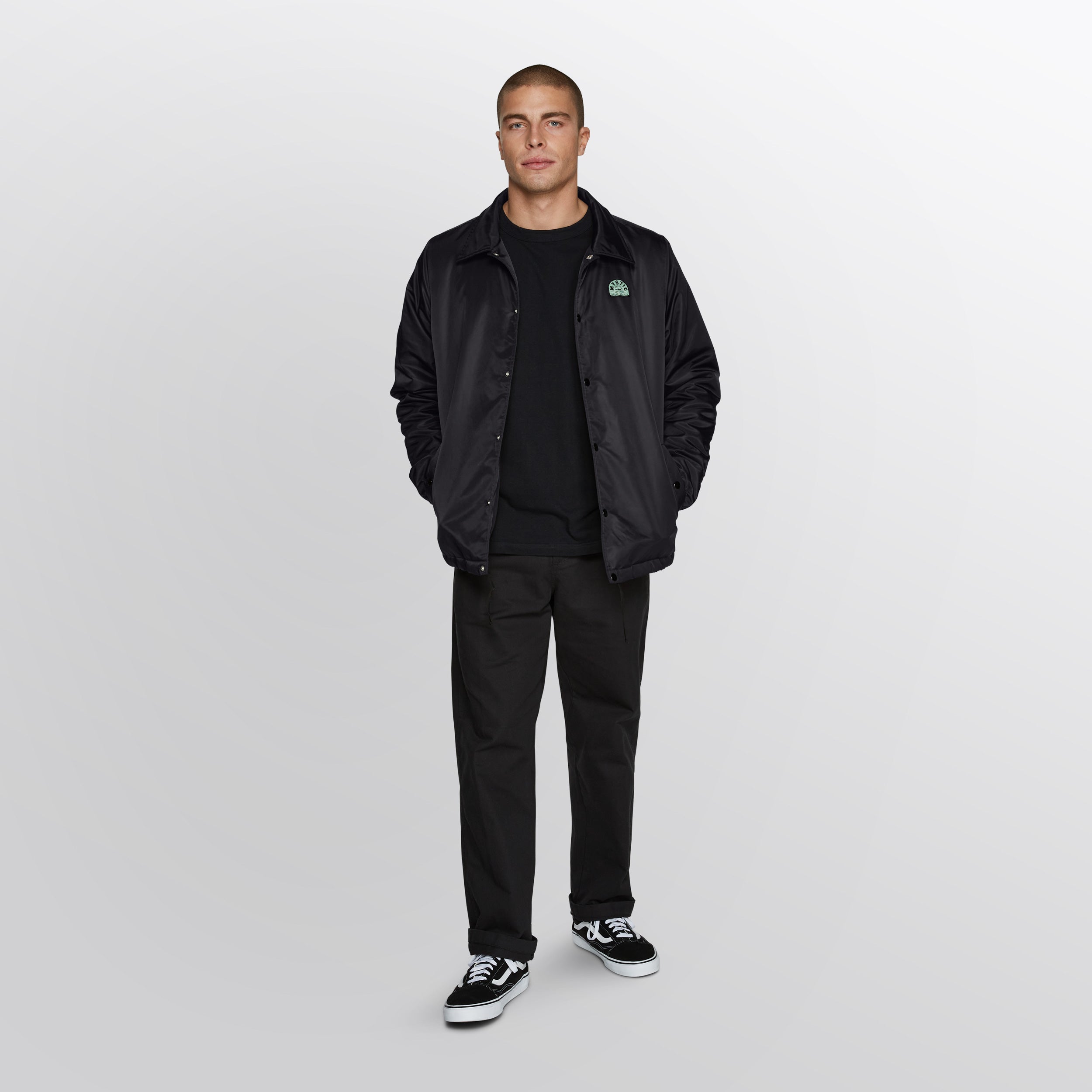 Mystic Coach Jacket veste noire toute saison