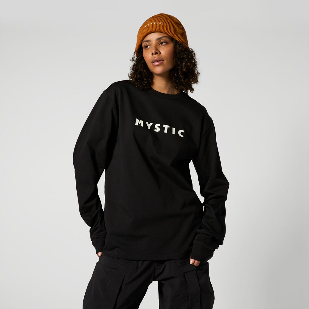Mystic Brand L/S Tee marron t-shirt manches longues