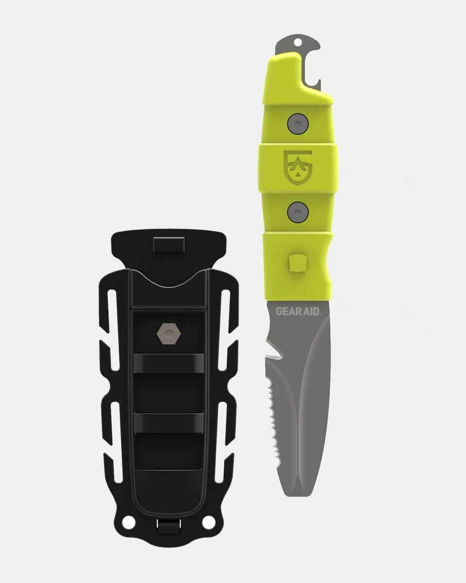 Hiko Akua River couteau kayak noir lame inox