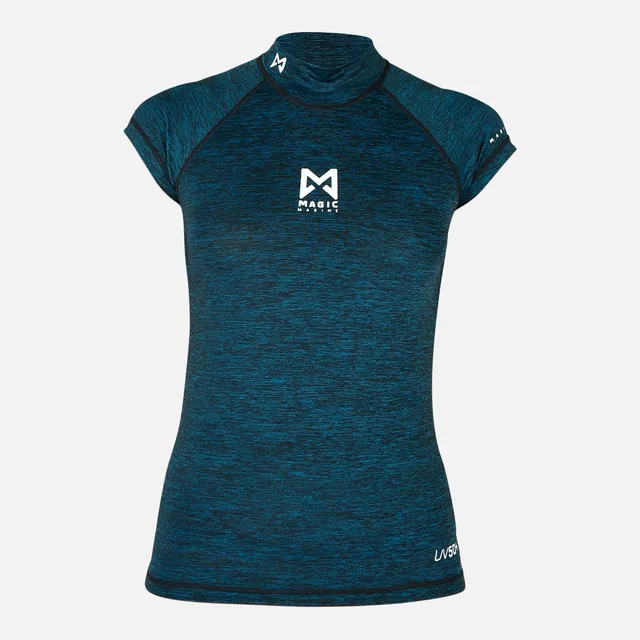 Magic Marine Cube Rashvest lycra femme bleu S
