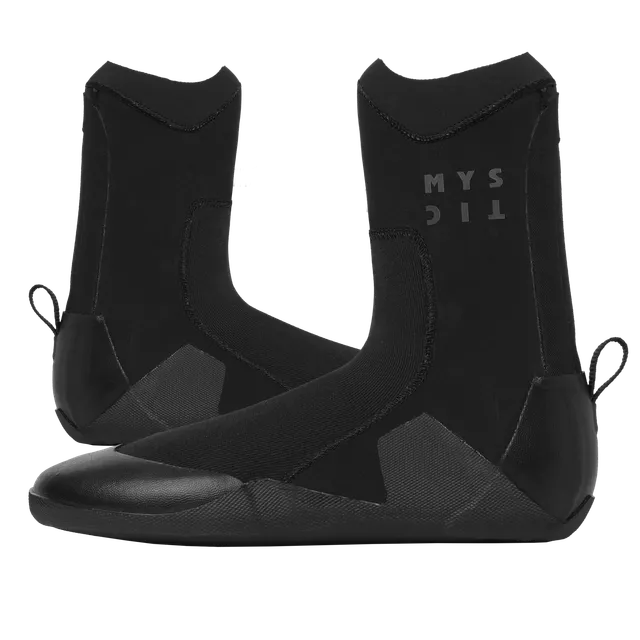 Mystic Supreme 3mm Split Toe Chaussons Noirs