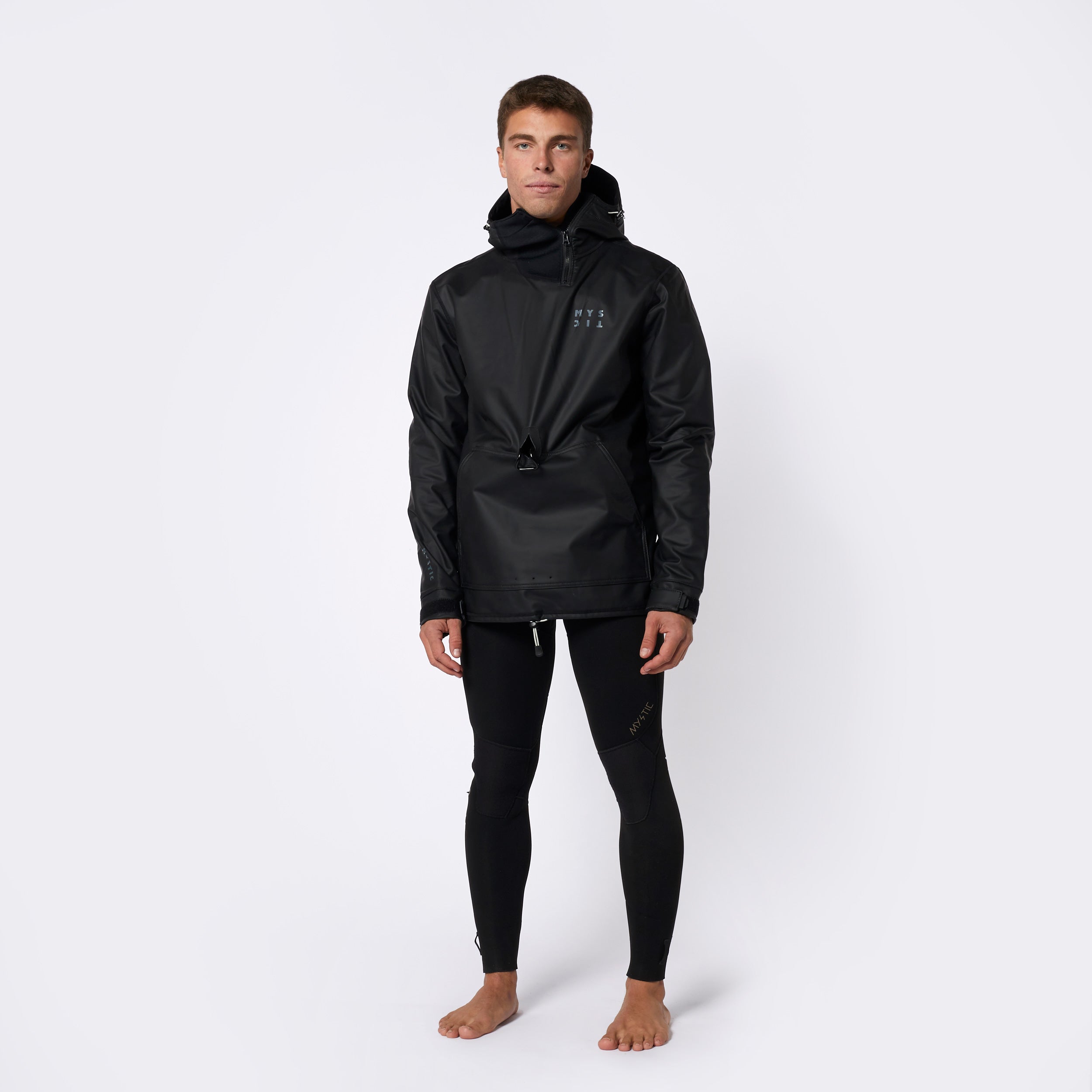 Mystic Storm veste coupe-vent polaire noir L