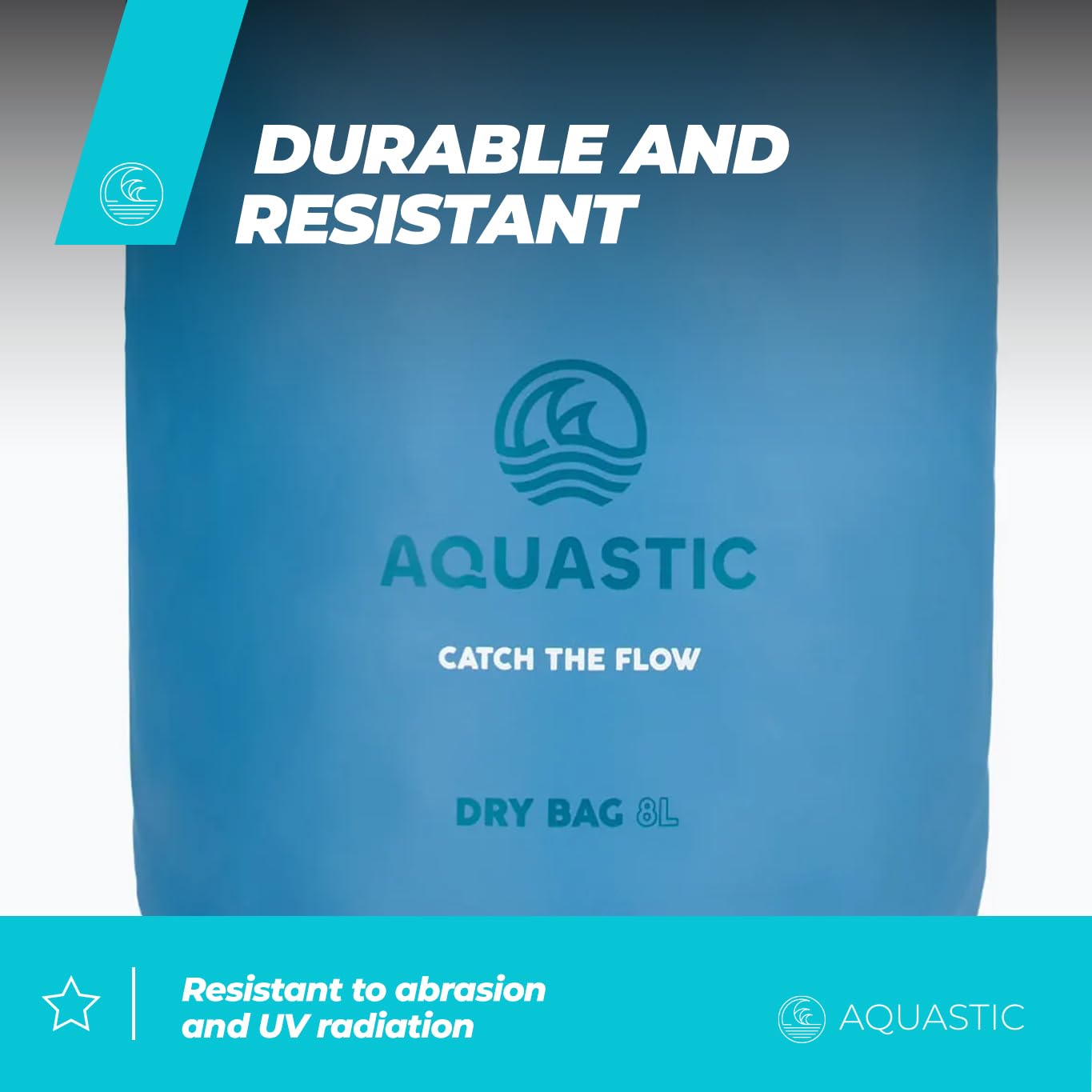 AQUASTIC Sac Étanche 8 L PVC dry bag kayak
