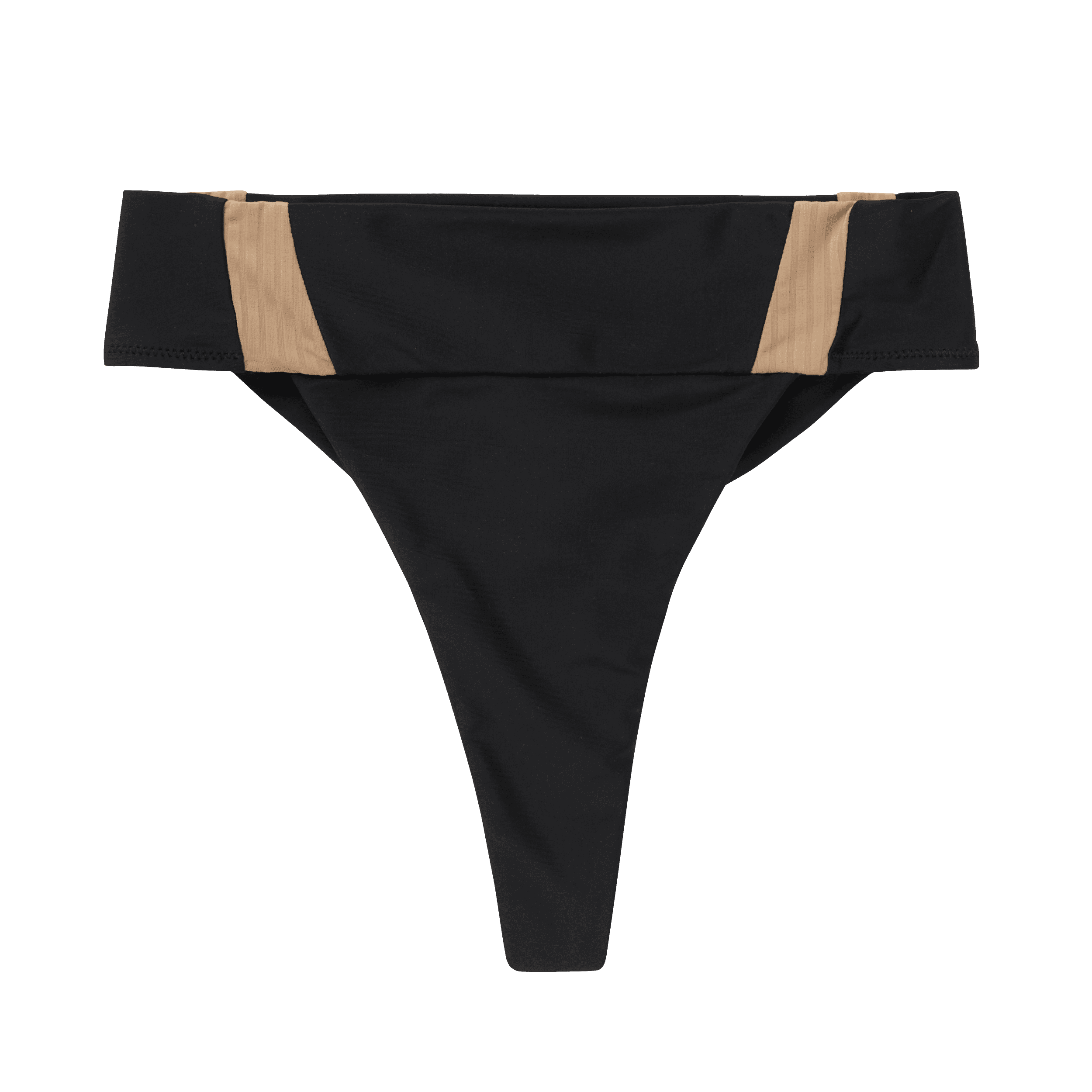 Mystic Leia Athletic bas bikini noir vert taille haute