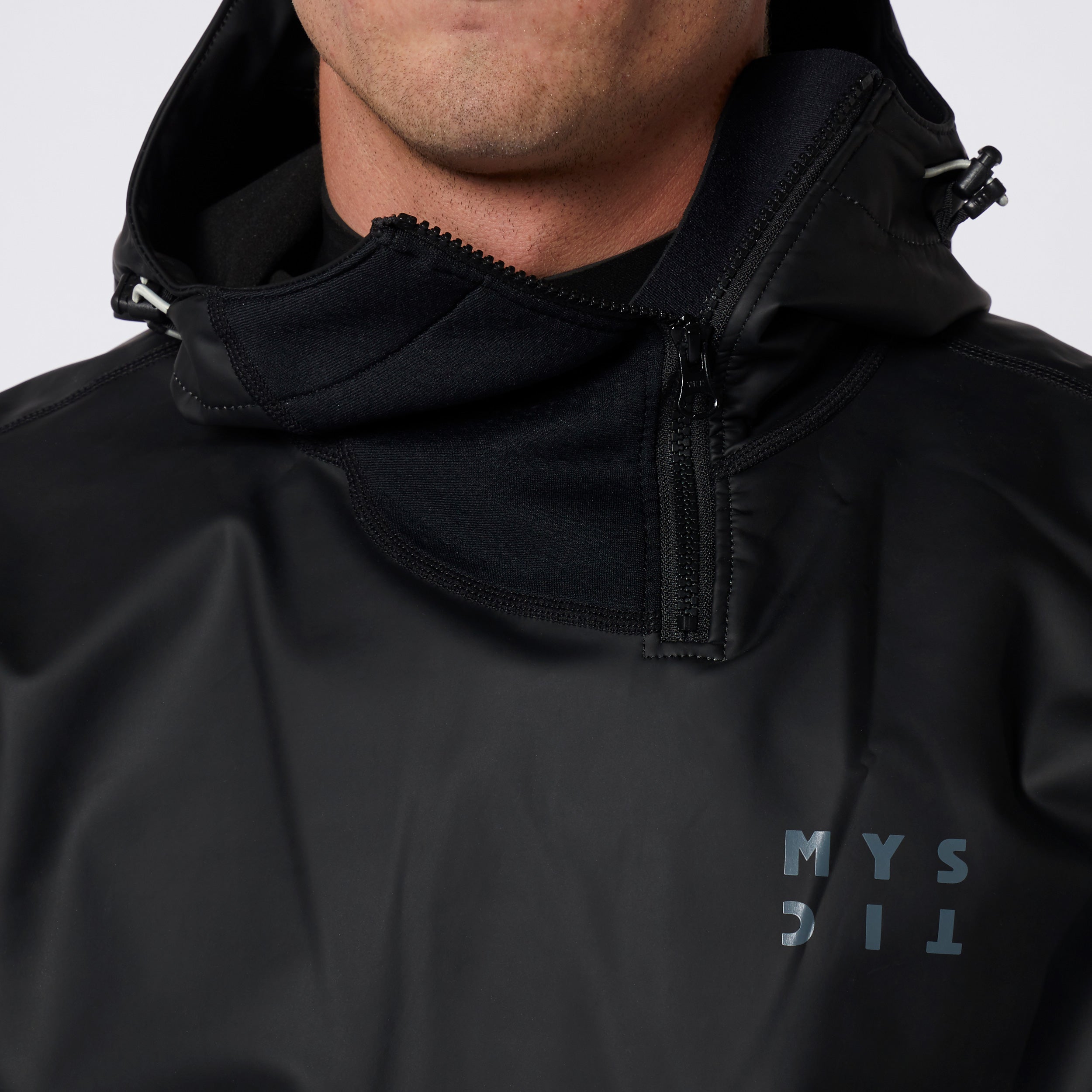Mystic Storm veste coupe-vent polaire noir L