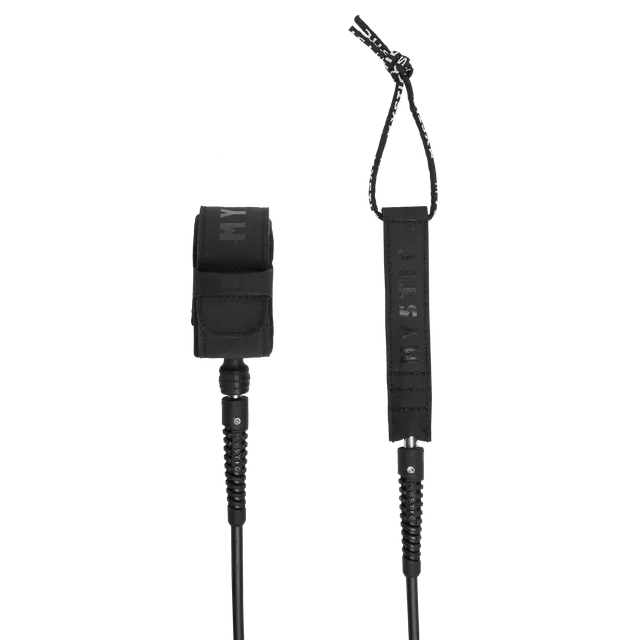 Mystic Surf leash surf 6ft noir cordon anti-nœuds