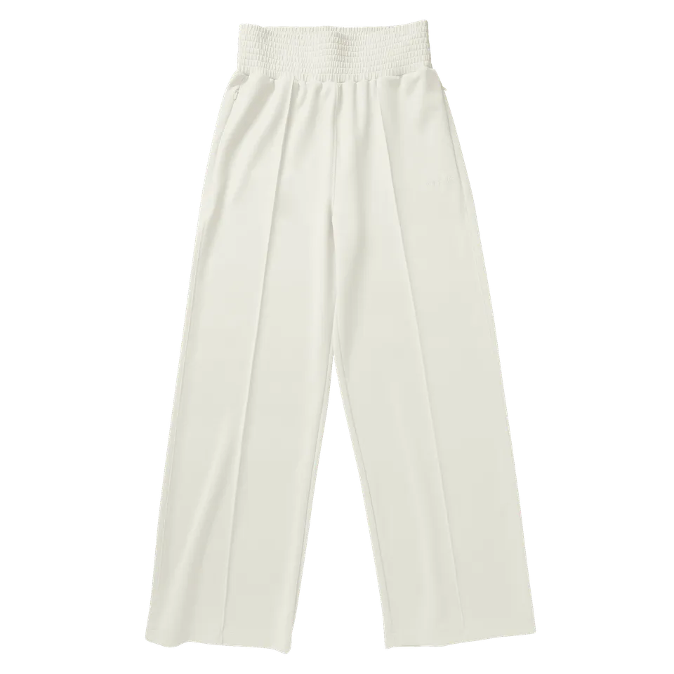 Mystic Breezy Jogger jogging femme blanc cassé velours