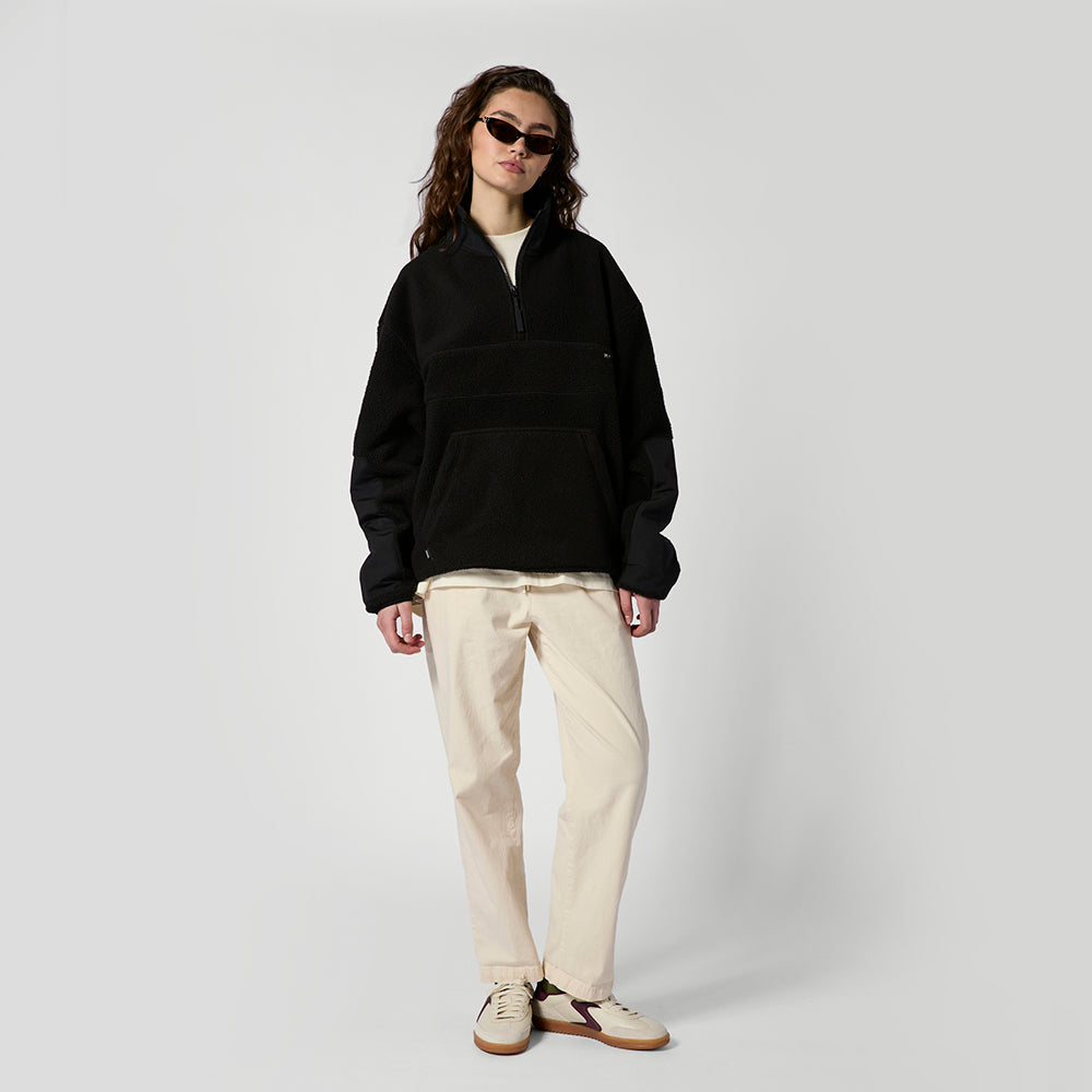 Mystic DTS Half Zip sweat polaire Black