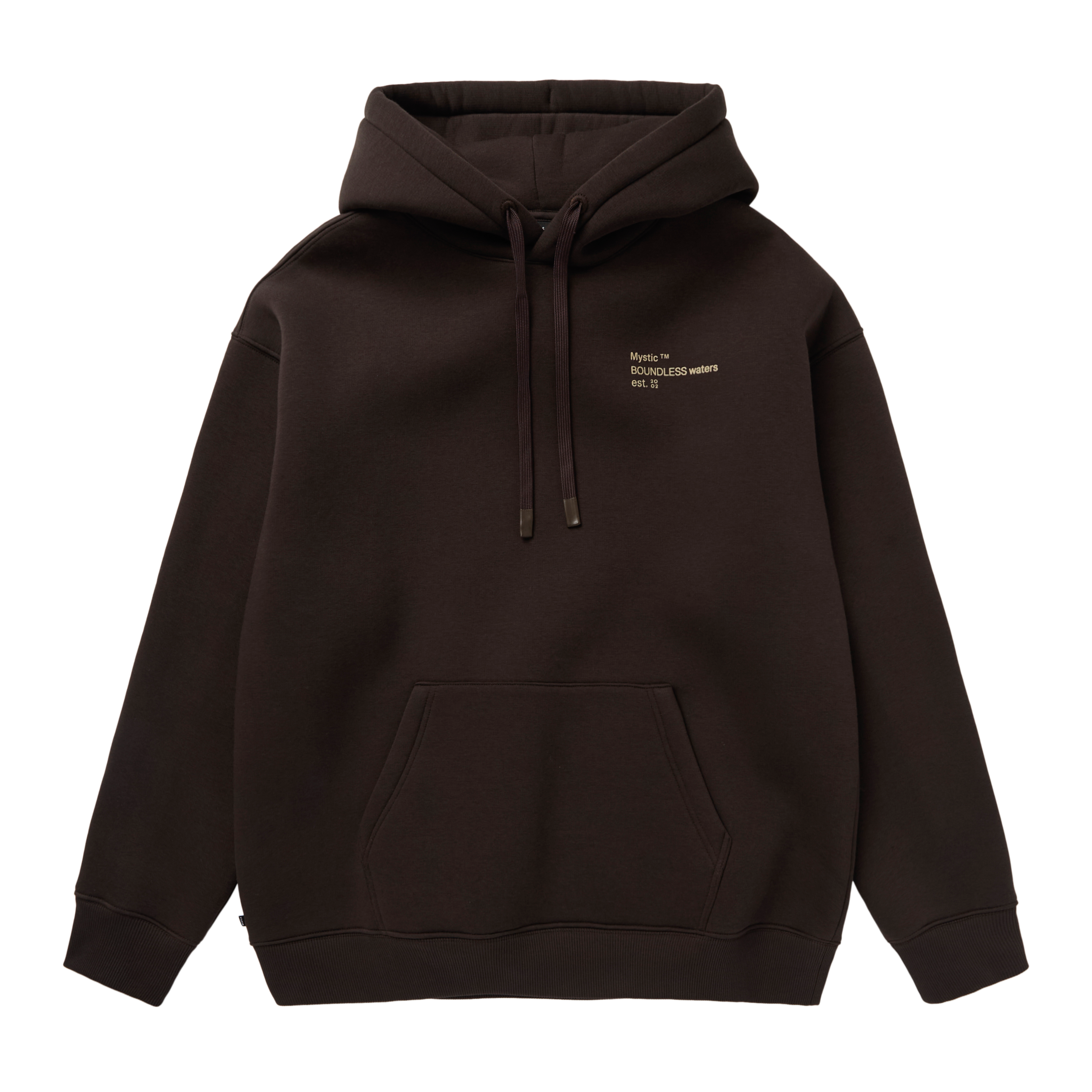 Mystic Heartsease Hood Sweat à capuche kaki pâle XL molleton