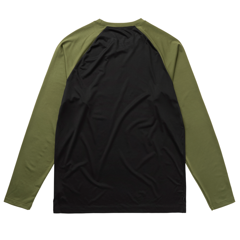 Mystic Bolt t-shirt manches longues coton vert olive