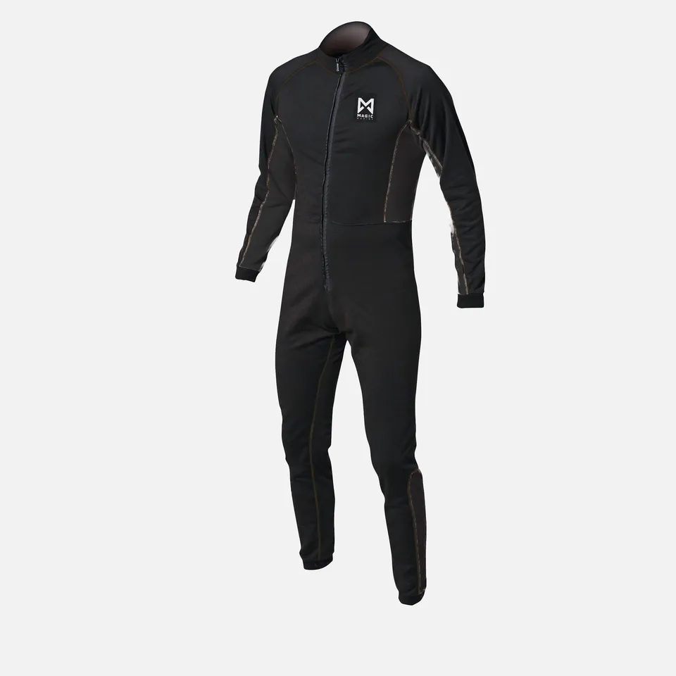 Magic Marine Overall Fleece Fzip combinaison polaire noir microfleece