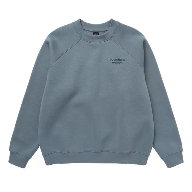 Mystic Enroute Crew sweat M noir molleton épais